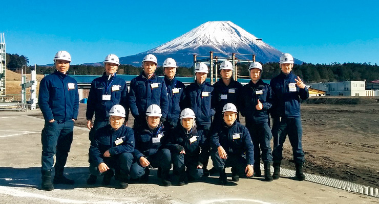 図版：ベトナム人技能実習Ⅰ期生の集合写真