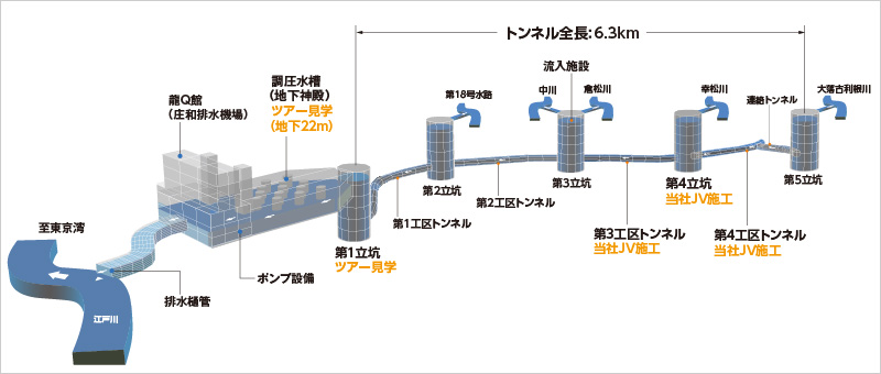 図版：江戸川河川事務所パンフレットより