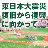 「東日本大震災 復旧から復興に向かって」 イメージ