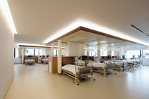 入院患者用の透析室（20床）