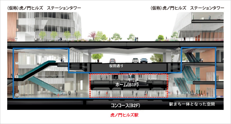 図版：隣接エリア接続後完成イメージ