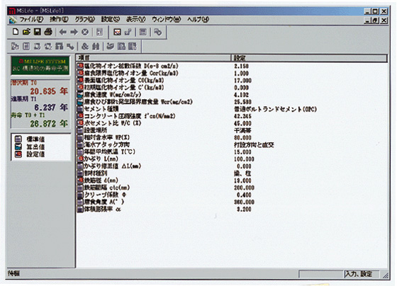 ���͒l�y�ѐ��茋�ʈꗗ�̗�