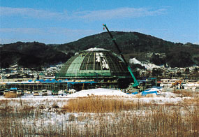 一戸町民コミュニティセンター工事