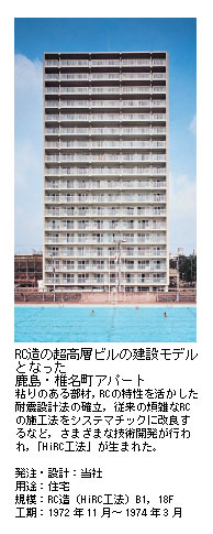 RC造の超高層ビルの建設モデルとなった鹿島・椎名町アパート