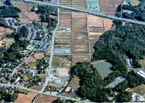 写真：大川原地区鳥瞰