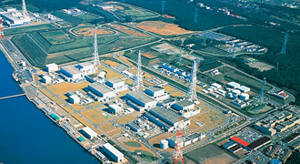 東京電力柏崎刈羽原子力発電所の写真