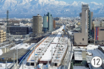 写真：富山駅高架橋