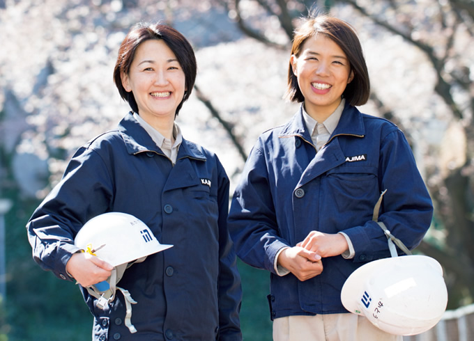 図版：岡田良子さん,加藤千賀さん