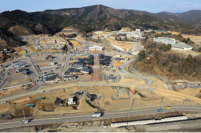 写真：女川町駅前地区