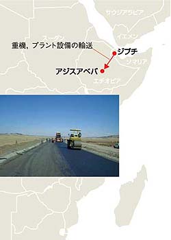 エチオピア幹線道路改修2期工事