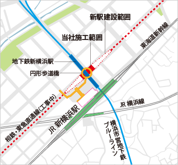 図版：工事現場地図