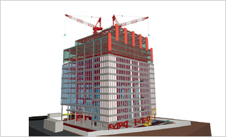 図版：BIMによる施工計画の立案例