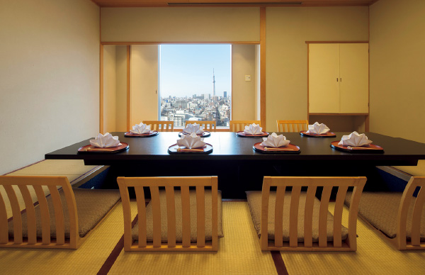 図版：日本料理「さざんか」個室