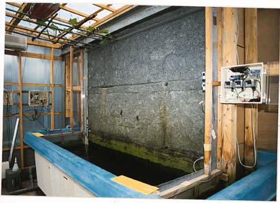 カニ護岸パネル実験