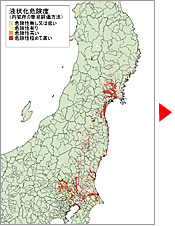 図：液状化危険度の分析