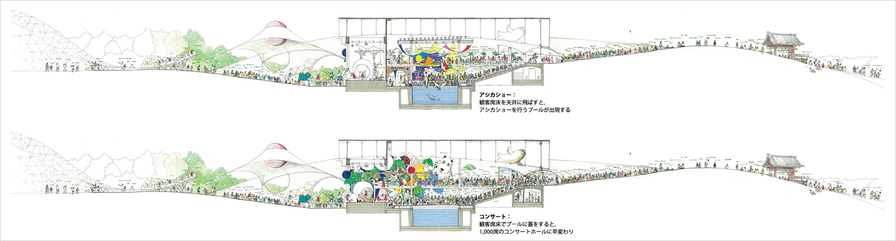 図版：岡村グループリーダーのコンセプトスケッチ