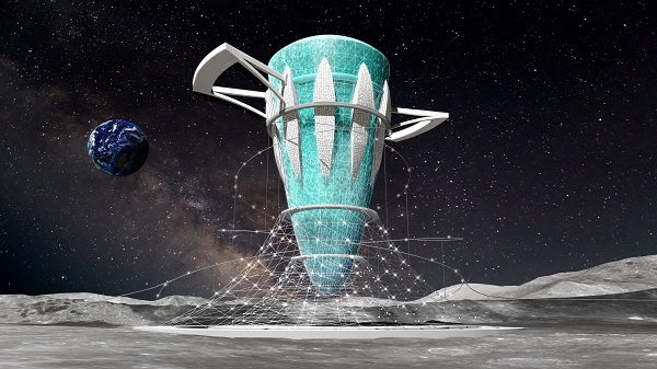 写真：月面人工重力居住施設　ルナグラス