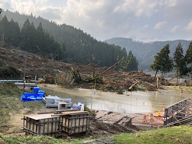 図版：河原田川（市ノ瀬）現地踏査