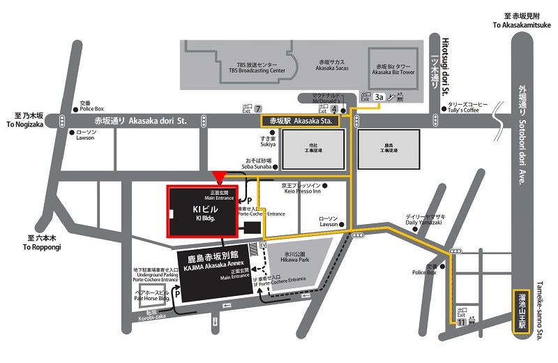 図版：KIビル 案内図
