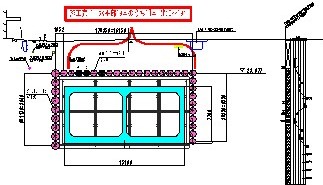 非開削部断面図