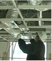 鹿島 プレスリリース システム天井照明器具ワンタッチユニット配線工法を開発