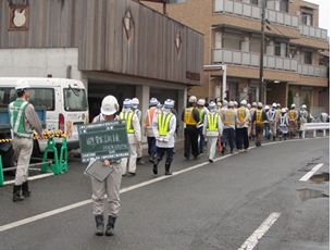 津波避難訓練