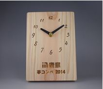 社有林木材の時計