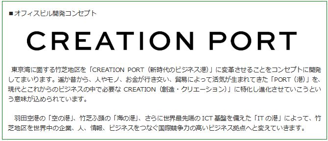 CREATION PORT