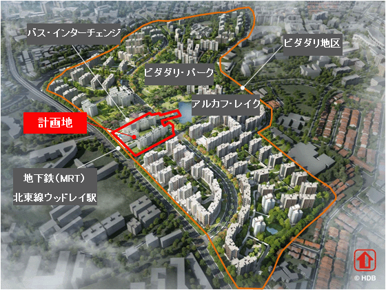 ビダダリ地区開発イメージ<sup>※</sup>