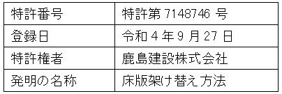 特許概要表