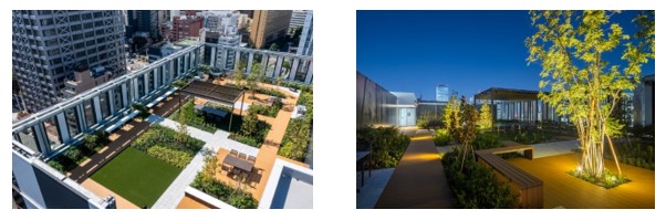 図版：様々なシチュエーションで利用できる「ROOFTOP TERRACE」