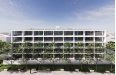 図版：増築前（5階建て）