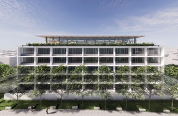 図版：増築後（6階部分を増築）