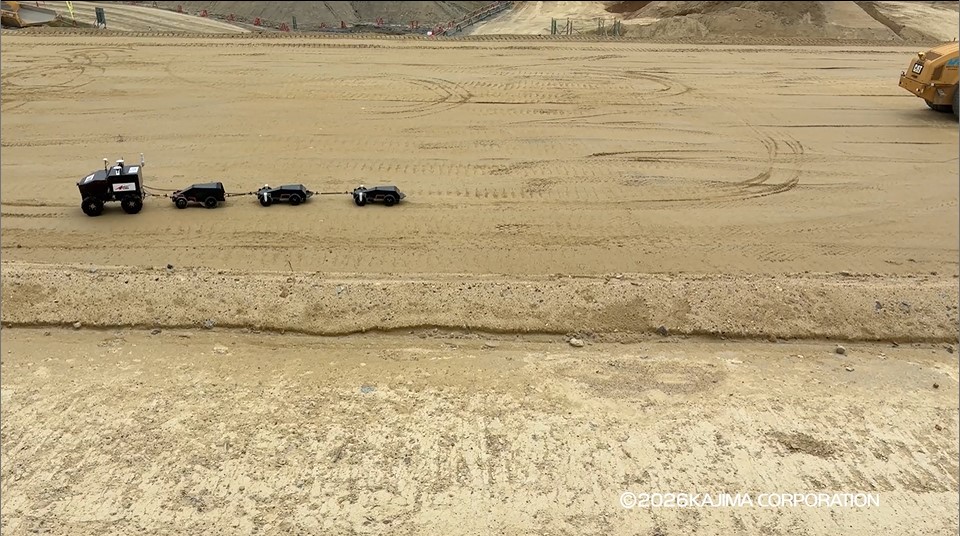 A⁴CSEL」で地盤の締固め品質管理手法「Geo-DX Compaction」を自動運転