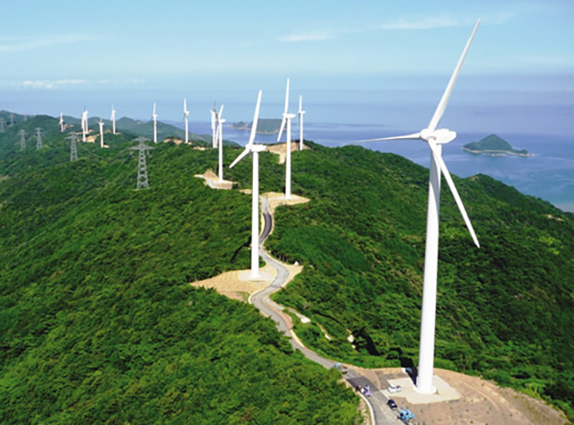広川明神山風力発電所