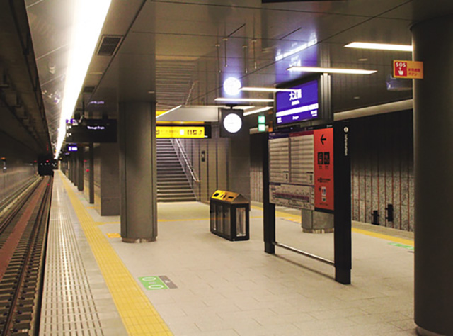 京阪中之島線大江橋駅