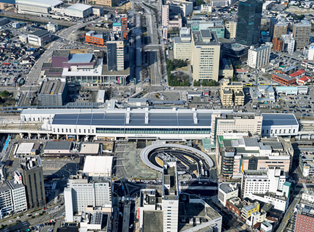 北陸新幹線 富山駅