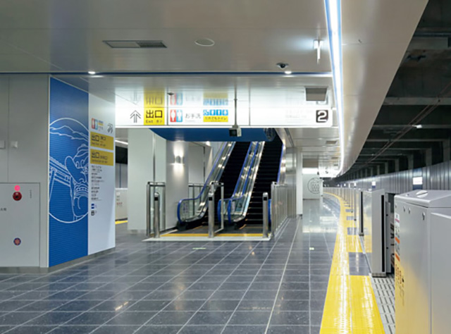 京王線調布駅付近連続立体交差化工事