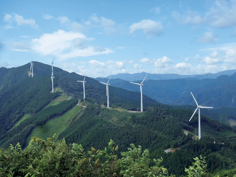 中九州大仁田山風力発電所建設工事