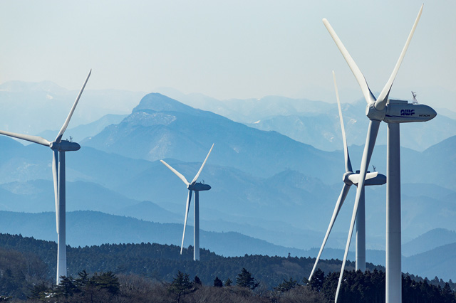 新青山高原風力発電所