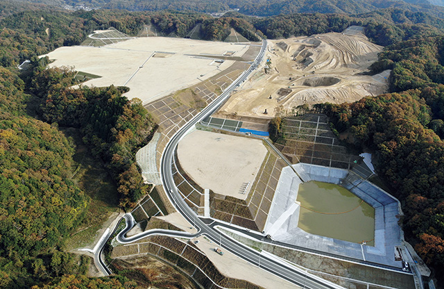本郷地区土地造成事業（1期）土地造成工事