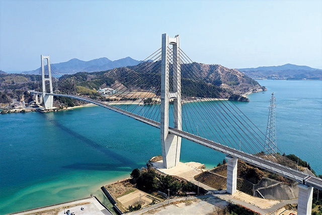 一般県道岩城弓削線 岩城橋