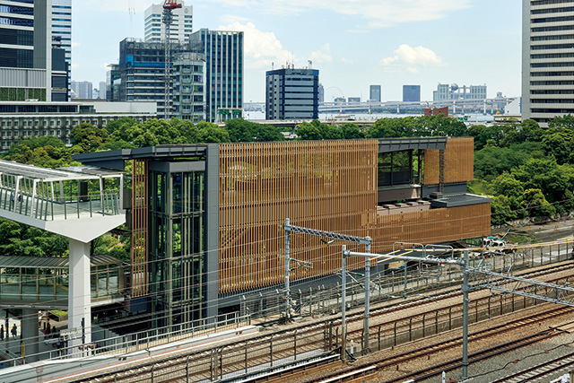 浜松町駅北口自由通路東側橋台