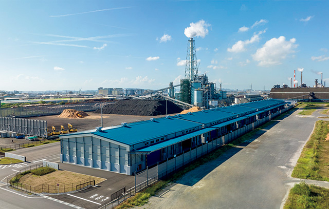 石巻雲雀野発電所 ペレット倉庫（増築）