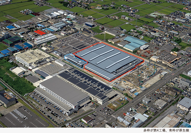 太平洋工業 東大垣工場 第4工場・厚生棟