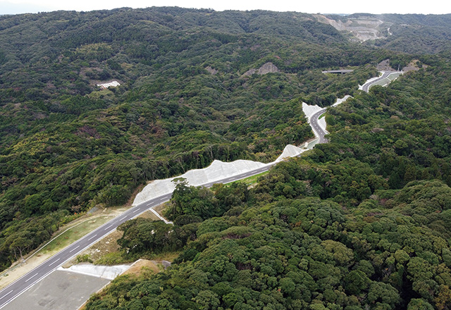 衛星系幹線道路及びSFA3敷地
