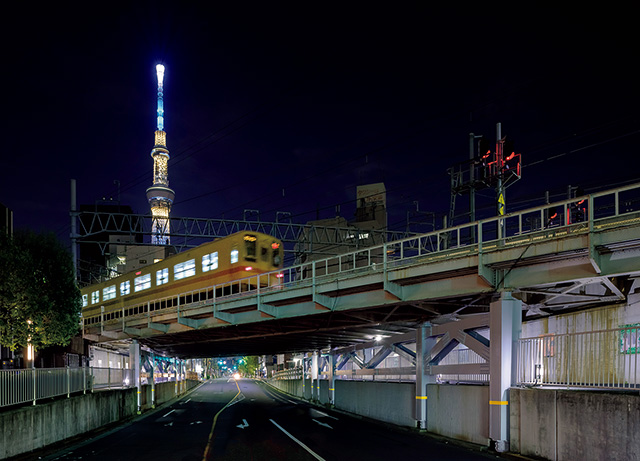 曳舟川通り架道橋ロッキング橋脚補強工事