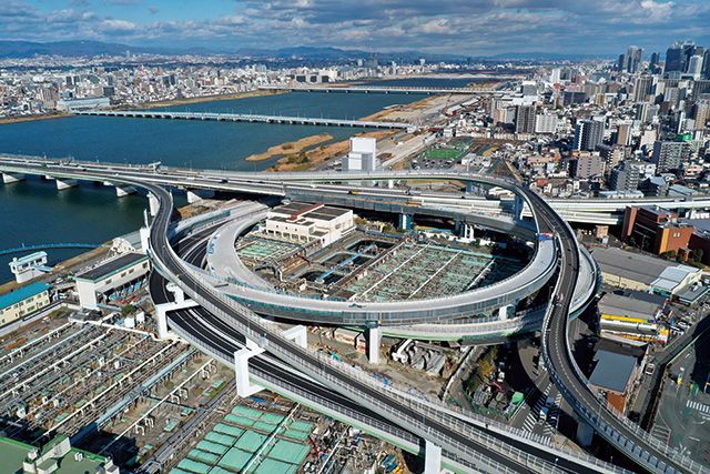 阪神高速道路 海老江工区開削トンネル工事