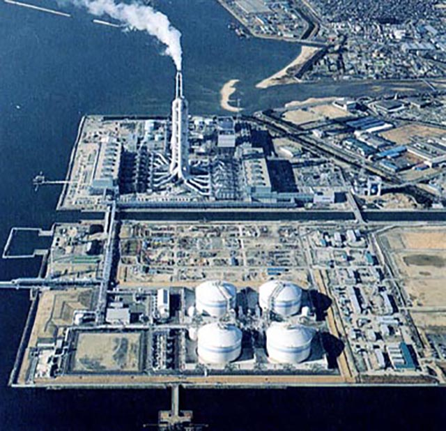 川越火力発電所 LNGタンク