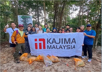 図版：参加したカジマ・マレーシアの社員たち